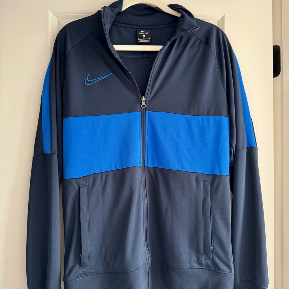 Nike Men's Blue and Black Jacket